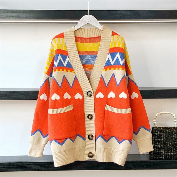 2021 New Autumn Female Thick Kawaii Cardigan Vintage Korean Neck Printed Sweaters Swedish Mujer MOL0, White;black
2021 New Autumn Female Thick Kawaii Cardigan Vintage Korean Neck Printed Sweaters Swedish Mujer MOL0, White;black