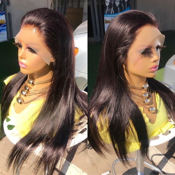 highlight straight 150% density 13×6 lace front human hair wigs scalp closure wigs non-remy, Black;brown
highlight straight 150% density 13×6 lace front human hair wigs scalp closure wigs non-remy, Black;brown