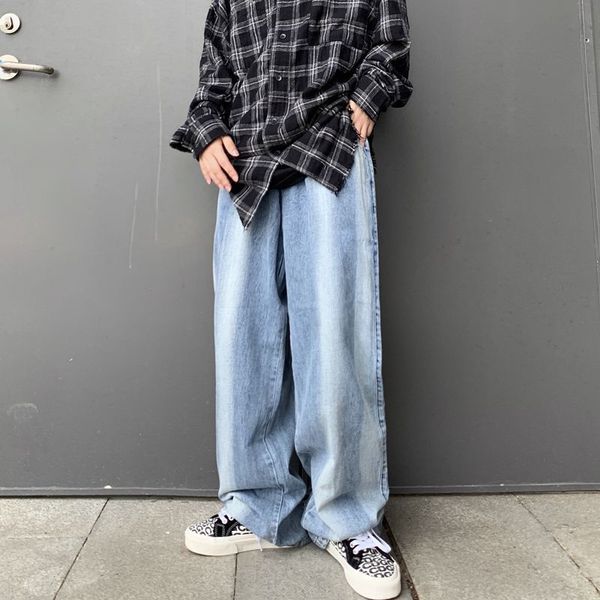 2021 men's brim spring and winter new retro wild denim pants youth male clothes yse3, Blue
2021 men's brim spring and winter new retro wild denim pants youth male clothes yse3, Blue