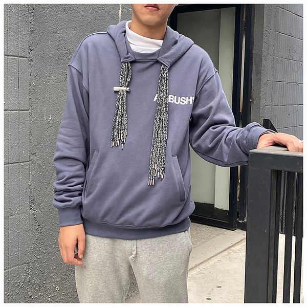 2021 ambush japanese trendy street style couple dirty braid tassel drawstring men's and women's winter new hoodie tame, Black
2021 ambush japanese trendy street style couple dirty braid tassel drawstring men's and women's winter new hoodie tame, Black