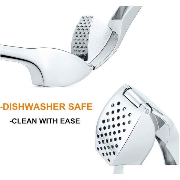 garlic press garlic crusher ginger mincer squeezer chopper stainless handle labor-savin jllrcw allguy
garlic press garlic crusher ginger mincer squeezer chopper stainless handle labor-savin jllrcw allguy