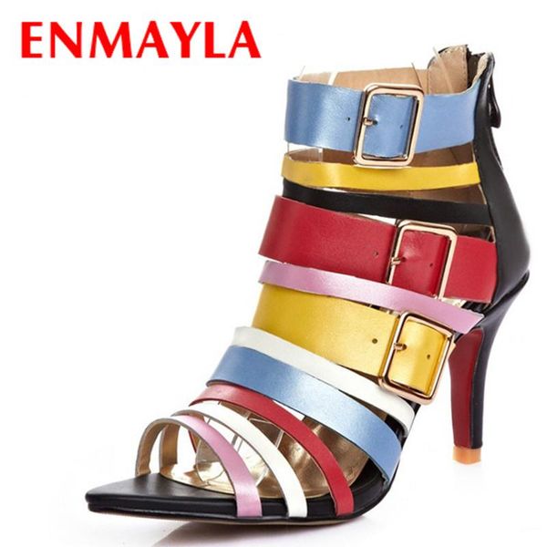 enmayla summer high heels gladiator sandals women fashion ankle boots women punk party dance shoes woman summer bukle boots, Black
enmayla summer high heels gladiator sandals women fashion ankle boots women punk party dance shoes woman summer bukle boots, Black