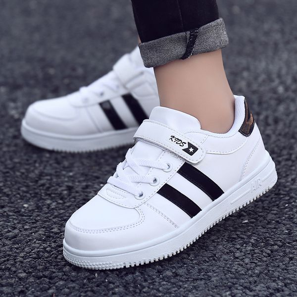 kids shoes boys sport girls white sneakers teenage brand classic flat running non-slip chaussure enfant student children shoes 201008, Black
kids shoes boys sport girls white sneakers teenage brand classic flat running non-slip chaussure enfant student children shoes 201008, Black