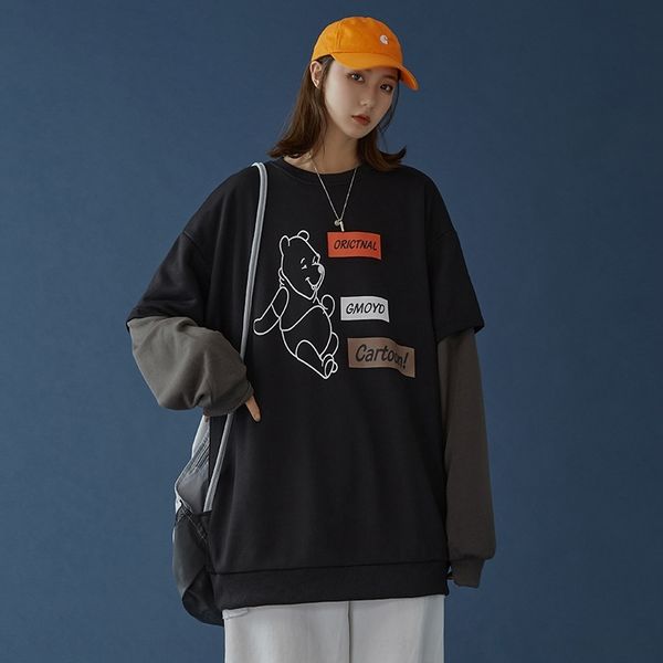 qd60q свитер men'ss долго модно носить пару weart футболки круглого outfitautumn и зима новой одежды рукав печати поддельных из двух частей, Black
qd60q свитер men'ss долго модно носить пару weart футболки круглого outfitautumn и зима новой одежды рукав печати поддельных из двух частей, Black