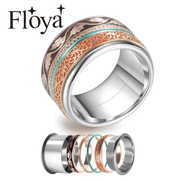 cremo boho rings for women stainless steel vintage spinner stackable ring rose gold interchangeable wedding band ringen set, Golden;silver
cremo boho rings for women stainless steel vintage spinner stackable ring rose gold interchangeable wedding band ringen set, Golden;silver