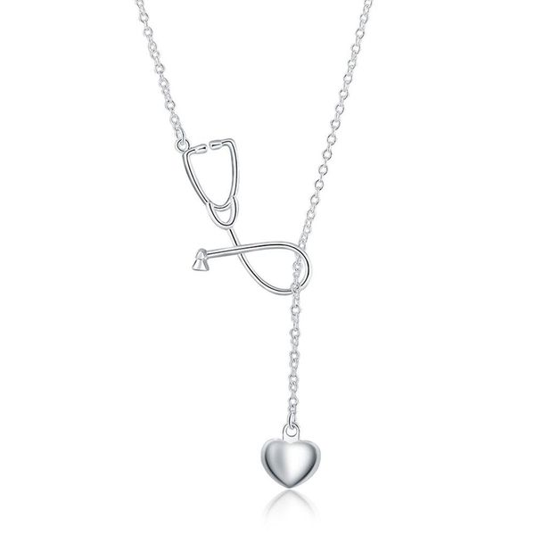 ginstonelate charms wedding silver color women necklace doctors stethoscope lariat jewelry cute nice lady gift h sqczty
ginstonelate charms wedding silver color women necklace doctors stethoscope lariat jewelry cute nice lady gift h sqczty