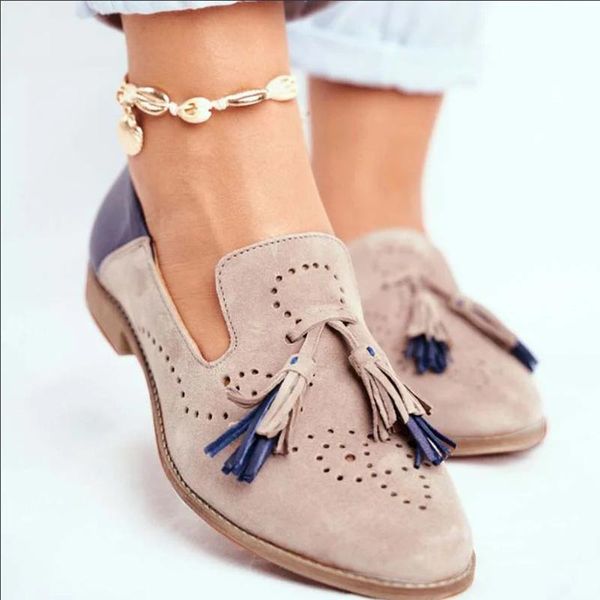 female pumps women pu leather tassel casual walking footwears ladies mixed color 2020 comfortable soft bottom outdoor shoes, Black
female pumps women pu leather tassel casual walking footwears ladies mixed color 2020 comfortable soft bottom outdoor shoes, Black