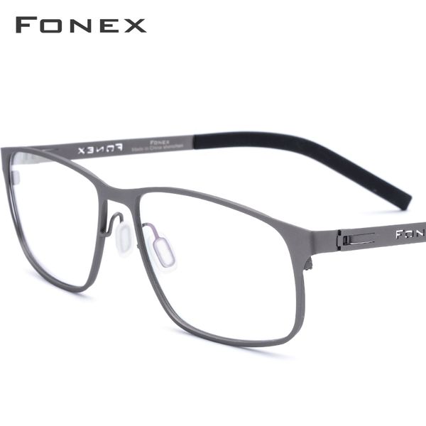 fonex alloy optical prescription glasses ultralight square myopia eyeglasses frame men 2019 new full rim screwless eyewear 983 t200428, Silver
fonex alloy optical prescription glasses ultralight square myopia eyeglasses frame men 2019 new full rim screwless eyewear 983 t200428, Silver
