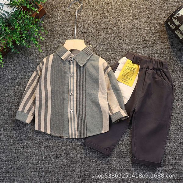 suit 0-1-2-3 years old 4 boys' infants' new children's cloth in spring and autumn, White;black
suit 0-1-2-3 years old 4 boys' infants' new children's cloth in spring and autumn, White;black