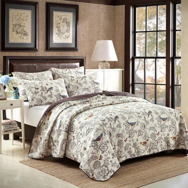 printed birds embroidery cotton quilting quilts beige floral patchwork quilt luxury bedding sets bedspread bedcover king size
printed birds embroidery cotton quilting quilts beige floral patchwork quilt luxury bedding sets bedspread bedcover king size