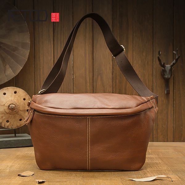 hbp aetoo handmade leather chest bag, men's leather large-capacity shoulder bag
hbp aetoo handmade leather chest bag, men's leather large-capacity shoulder bag