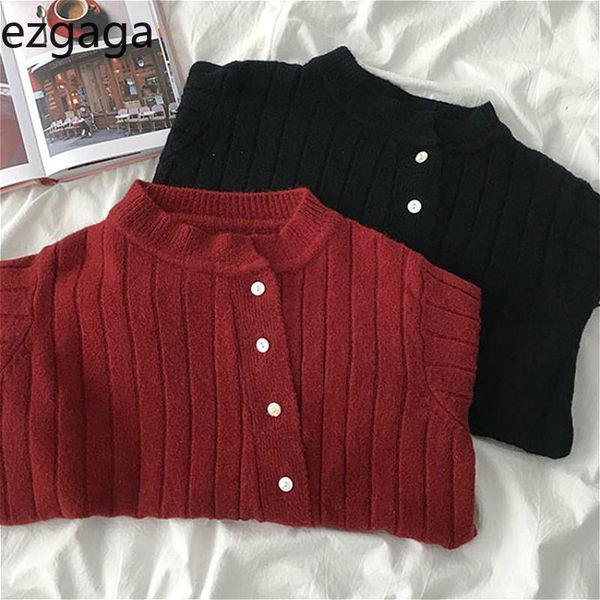 ezgaga ladies solid vintage cardigan sweater korean fashion women loose o-neck long sleeve casual 2020 autumn elegant, White
ezgaga ladies solid vintage cardigan sweater korean fashion women loose o-neck long sleeve casual 2020 autumn elegant, White
