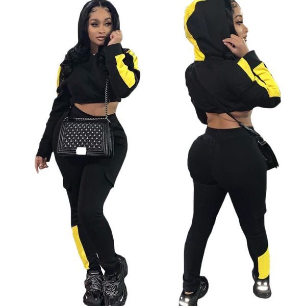 66bn041 autumn winter women casual home patchwork navel sports two piece set and pants tracksuit sweatsuit outfits joggers, Gray
66bn041 autumn winter women casual home patchwork navel sports two piece set and pants tracksuit sweatsuit outfits joggers, Gray
