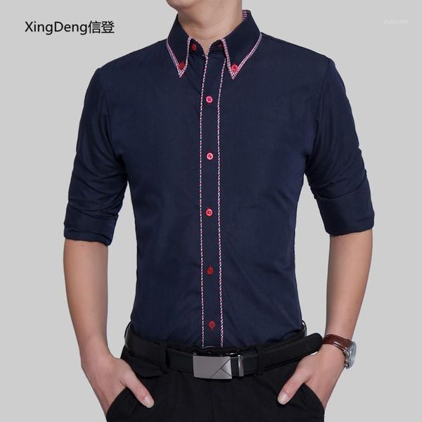 xingdeng men's business casual shirt 100% cotton fashion silm clothing long sleeve solid single breasted shirt1, White;black
xingdeng men's business casual shirt 100% cotton fashion silm clothing long sleeve solid single breasted shirt1, White;black
