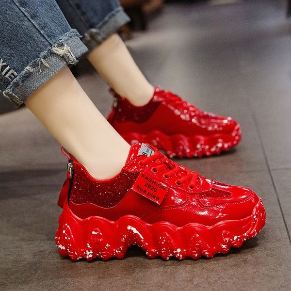 fashion women vulcanize shoes chunky sneakers shoes sequined platform sneakers women shoes casual sneakers female tenis feminino y200801, Black
fashion women vulcanize shoes chunky sneakers shoes sequined platform sneakers women shoes casual sneakers female tenis feminino y200801, Black