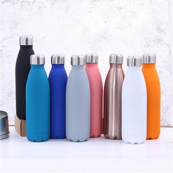 bottle outdoor cycling camping sports stainless steel 500ml coke water bowling bottles 8 colors
bottle outdoor cycling camping sports stainless steel 500ml coke water bowling bottles 8 colors
