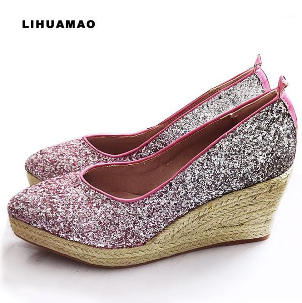dress shoes lihuamao fashion sequined wedges women high heel espadrilles pumps slip on for casual party wedding1, Black
dress shoes lihuamao fashion sequined wedges women high heel espadrilles pumps slip on for casual party wedding1, Black