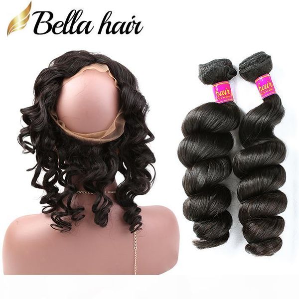 8a brazilian virgin hair bundles with 360 frontal loose wave human hair extensions natural color hair wefts and lace frontal 3pc bellahair, Black;brown
8a brazilian virgin hair bundles with 360 frontal loose wave human hair extensions natural color hair wefts and lace frontal 3pc bellahair, Black;brown
