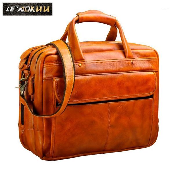 briefcases men original leather retro fashion travel briefcase business 15.6" lapcase design attache messenger bag portfolio b1001l
briefcases men original leather retro fashion travel briefcase business 15.6" lapcase design attache messenger bag portfolio b1001l