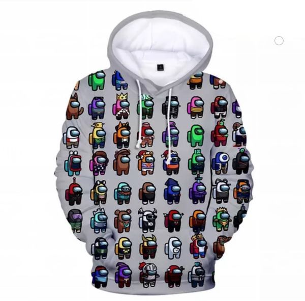 new men women fashion popular sweatshirts funny cartoon 3d print plush pullover game among us hoodies, Black
new men women fashion popular sweatshirts funny cartoon 3d print plush pullover game among us hoodies, Black