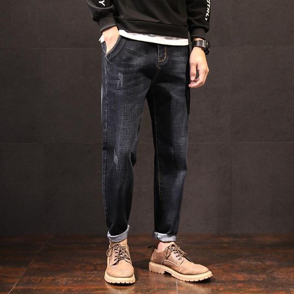 black jeans men winter men's jeans 2021 new warm slim fit business fashion thicken denim trousers black men haren pants, Blue
black jeans men winter men's jeans 2021 new warm slim fit business fashion thicken denim trousers black men haren pants, Blue