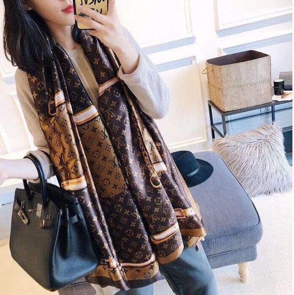 2020 new spring and autumn silk scarf fashion brand letter big print designs silk scarf classic shawl for men and women silk 180x90cm, Blue;gray
2020 new spring and autumn silk scarf fashion brand letter big print designs silk scarf classic shawl for men and women silk 180x90cm, Blue;gray