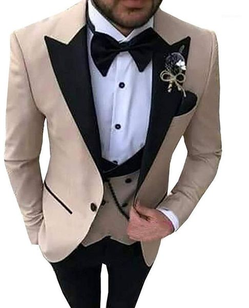 men suits 3 pieces slim fit casual business groomsmen grey green champagne lapel tuxedos for formal wedding(blazer+pants+vest)1, White;black
men suits 3 pieces slim fit casual business groomsmen grey green champagne lapel tuxedos for formal wedding(blazer+pants+vest)1, White;black