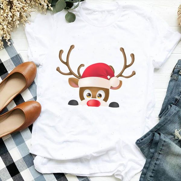 women lady deer short sleeve cute cartoon fashion merry christmas tshirt female graphic clothes shirt t tee t shirt, White
women lady deer short sleeve cute cartoon fashion merry christmas tshirt female graphic clothes shirt t tee t shirt, White