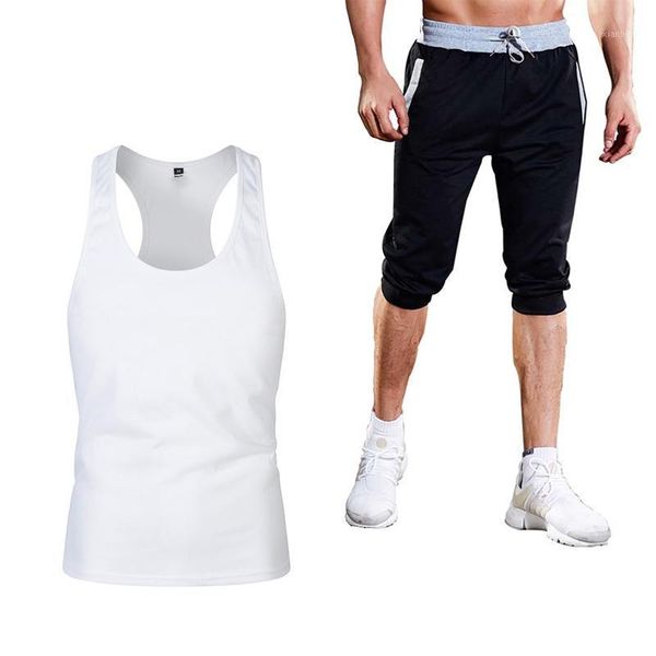 2020 summer solid color casual sports men's suit tank vest + cropped pants 2 piece set fashion casual sports fitness men's suit1, Gray
2020 summer solid color casual sports men's suit tank vest + cropped pants 2 piece set fashion casual sports fitness men's suit1, Gray
