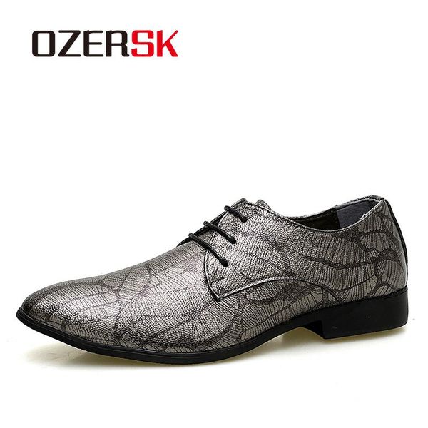 ozersk 2020 brand new men dress shoes formal shoes men's business wedding big size pu leather lace-up male size 38~44, Black
ozersk 2020 brand new men dress shoes formal shoes men's business wedding big size pu leather lace-up male size 38~44, Black