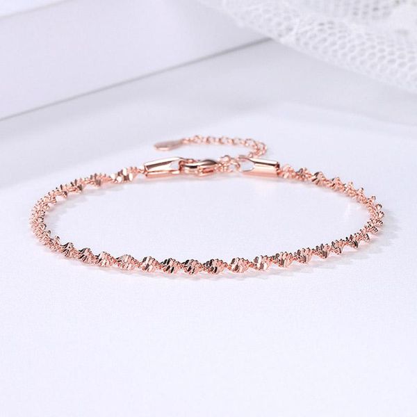 smooth exquisite trendy wave twisted grain bracelet for women rose & white gold color fashion jewelry birthday gift kbh064, Black
smooth exquisite trendy wave twisted grain bracelet for women rose & white gold color fashion jewelry birthday gift kbh064, Black