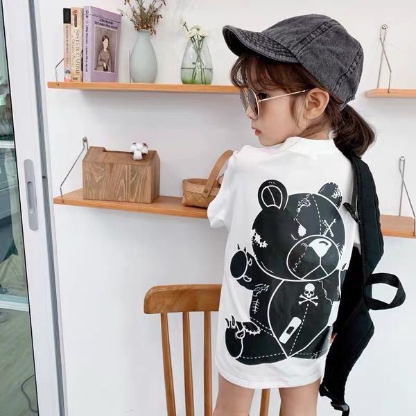 summer girls clothes bear fashion graphic t-shirt cotton short-sleeved long-sleeved t-shirt korean version of trendy clothes 1006, Blue
summer girls clothes bear fashion graphic t-shirt cotton short-sleeved long-sleeved t-shirt korean version of trendy clothes 1006, Blue