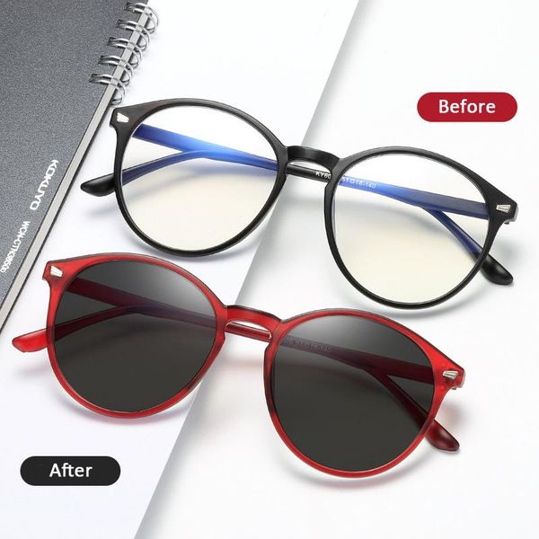 sunglasses seemfly color changing anti bule light glasses uv protection eyeglasses large frame plain goggles pochromic, White;black
sunglasses seemfly color changing anti bule light glasses uv protection eyeglasses large frame plain goggles pochromic, White;black