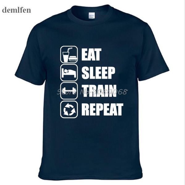 summer male cotton eat sleep train repeat novelty design men's short sleeve hoodie designers t shirts sweatshirt
summer male cotton eat sleep train repeat novelty design men's short sleeve hoodie designers t shirts sweatshirt