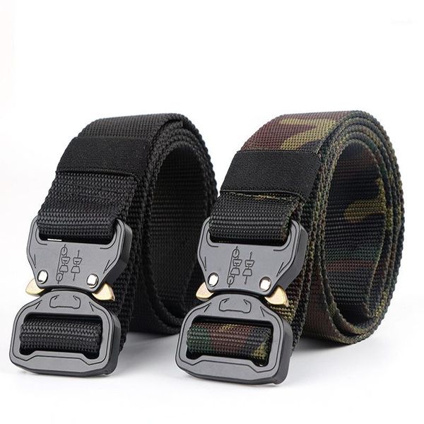 waist support army tactical belt nylon wide metal buckle adjustable heavy duty hunting camping training accessories1, Black;gray
waist support army tactical belt nylon wide metal buckle adjustable heavy duty hunting camping training accessories1, Black;gray