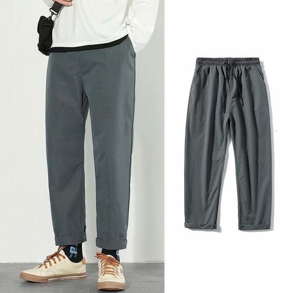 men's pants mens loose straight-leg casual retro fashion overalls trendy sports trousers thin spring autumn male clothes solid, Black
men's pants mens loose straight-leg casual retro fashion overalls trendy sports trousers thin spring autumn male clothes solid, Black