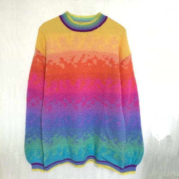 rainbow striped sweater women fashion o-neck loose puff sleeve autumn winter clothes 2021 new coat pullover jumper1, White;black
rainbow striped sweater women fashion o-neck loose puff sleeve autumn winter clothes 2021 new coat pullover jumper1, White;black