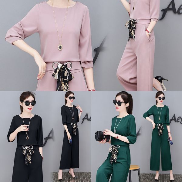 wide-leg suit women's 2019 autumn casual fashion western style vertical suit pants suitwide leg pants suitchiffon two-piece set udeln, Gray
wide-leg suit women's 2019 autumn casual fashion western style vertical suit pants suitwide leg pants suitchiffon two-piece set udeln, Gray