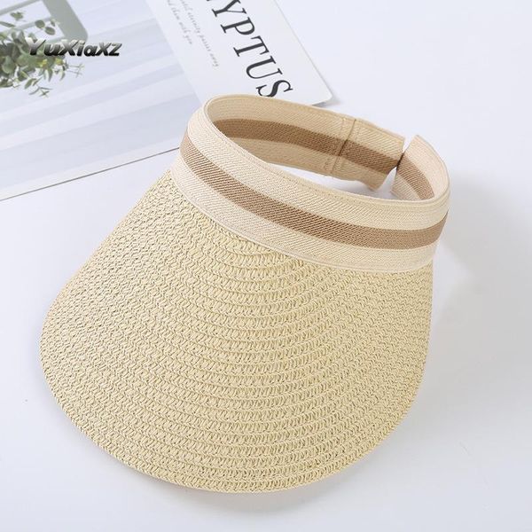 summer sun hat female korean version of simple empty straw hat travel peaked capless hairpin sun cap bonnets for women, Blue;gray
summer sun hat female korean version of simple empty straw hat travel peaked capless hairpin sun cap bonnets for women, Blue;gray
