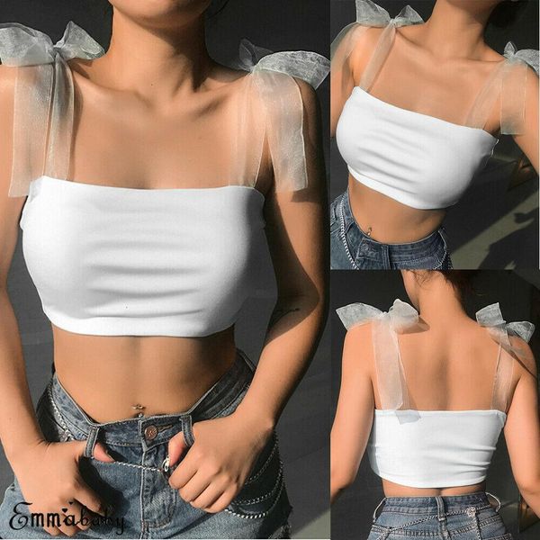 self design trendy new women mesh sling bandage vest boob tube crop lace bralet sheer short t shirt cami tank tee, White
self design trendy new women mesh sling bandage vest boob tube crop lace bralet sheer short t shirt cami tank tee, White