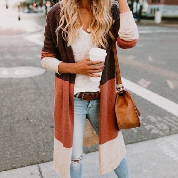 fashion cardigans knitted sweaters women autumn thin knit cardigan sweater cotton long streetwear coat female plus size 2xl y200720, White;black
fashion cardigans knitted sweaters women autumn thin knit cardigan sweater cotton long streetwear coat female plus size 2xl y200720, White;black