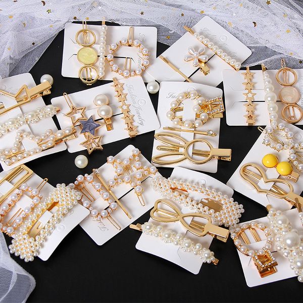 3pcs/set metal pearl hair clip pin barrette hairpin for women girls beauty hair accessories hairpins hairclip, Golden;silver
3pcs/set metal pearl hair clip pin barrette hairpin for women girls beauty hair accessories hairpins hairclip, Golden;silver