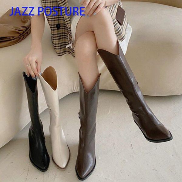 2020 new ins women beige high heels wedges long boots lady riding cowboy boots autumn designer pointed toe knee-high z716, Black
2020 new ins women beige high heels wedges long boots lady riding cowboy boots autumn designer pointed toe knee-high z716, Black