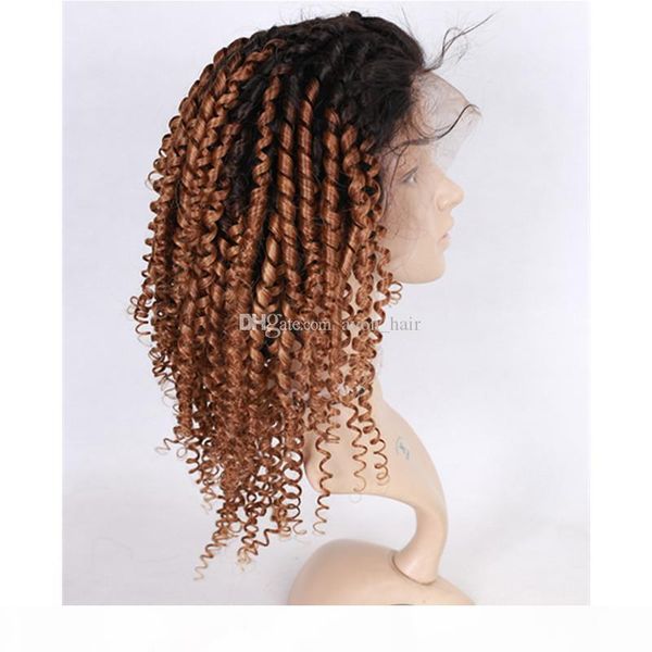 new arrivaling kinky curly human hair wig #1b 27 ombre color full lace wigs middle part kinly curly lace wigs, Black;brown
new arrivaling kinky curly human hair wig #1b 27 ombre color full lace wigs middle part kinly curly lace wigs, Black;brown