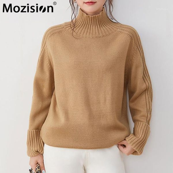 mozision cotton mock neck knitted sweater women solid full sleeve knitwear ladies spring new casual loose slim sweaters1, White;black
mozision cotton mock neck knitted sweater women solid full sleeve knitwear ladies spring new casual loose slim sweaters1, White;black
