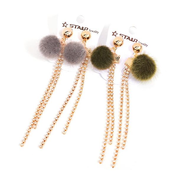 dangle & chandelier fashion star long drop earrings vintage pompon fur crystal cz for women statement wedding ear jewelry wholesale, Silver
dangle & chandelier fashion star long drop earrings vintage pompon fur crystal cz for women statement wedding ear jewelry wholesale, Silver