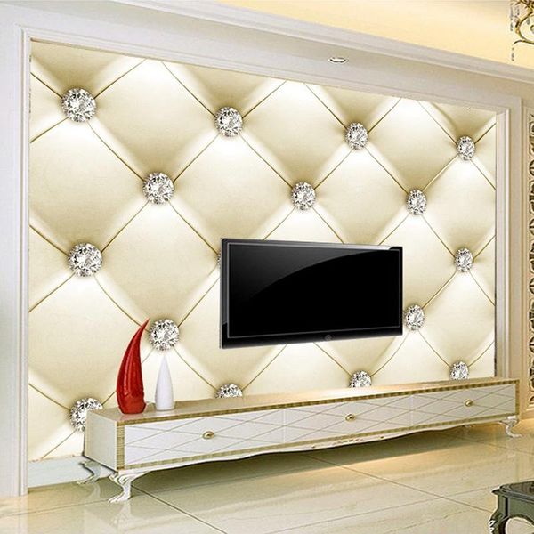 custom stickers waterproof self-adhesive wallpaper 3d diamond soft bag living room sofa tv background wall mural papel de parede1
custom stickers waterproof self-adhesive wallpaper 3d diamond soft bag living room sofa tv background wall mural papel de parede1