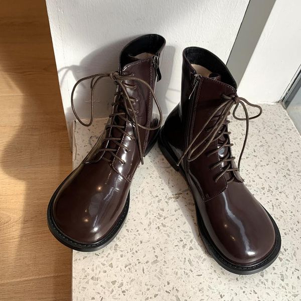 genuine leather thick low heels women ankle boots fashion round toe women winter retro casual party shoes woman, Black
genuine leather thick low heels women ankle boots fashion round toe women winter retro casual party shoes woman, Black
