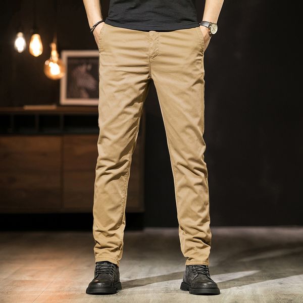 spring new casual pants mens simplicity all-matching straight pants cotton stretch texture cotton trousers korean style smart trousers, Black
spring new casual pants mens simplicity all-matching straight pants cotton stretch texture cotton trousers korean style smart trousers, Black