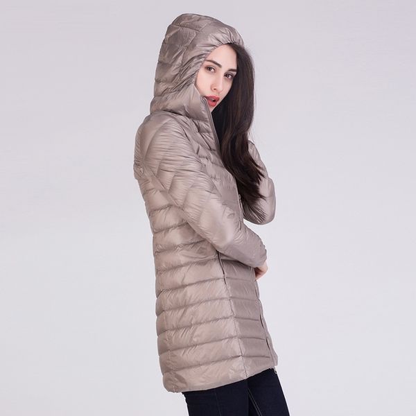 2021 new women ultra light white women's down jacket long female winter warm coat woman slim windbreaker coats o1el, Black
2021 new women ultra light white women's down jacket long female winter warm coat woman slim windbreaker coats o1el, Black